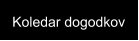Koledar dogodkov
