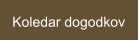 Koledar dogodkov